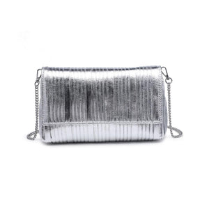 Product Image of Moda Luxe Esmeralda Clutch 842017136798 View 5 | Silver