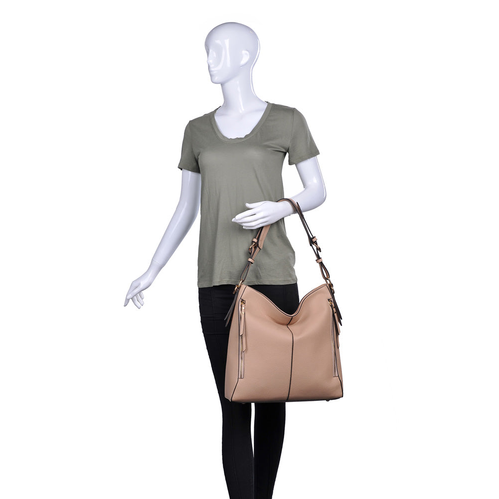 Product Image of Moda Luxe Carrie Hobo 842017118824 View 5 | Natural