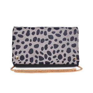 Product Image of Moda Luxe Vegas Clutch 842017110460 View 1 | Grey