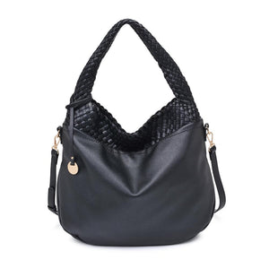 Product Image of Moda Luxe Majestique Hobo 842017134664 View 5 | Black