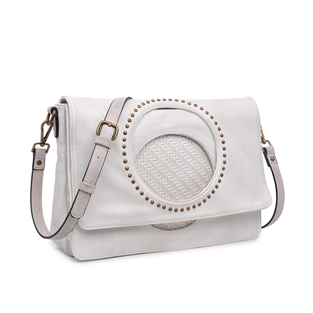Product Image of Moda Luxe Madeline Messenger 842017120063 View 2 | White