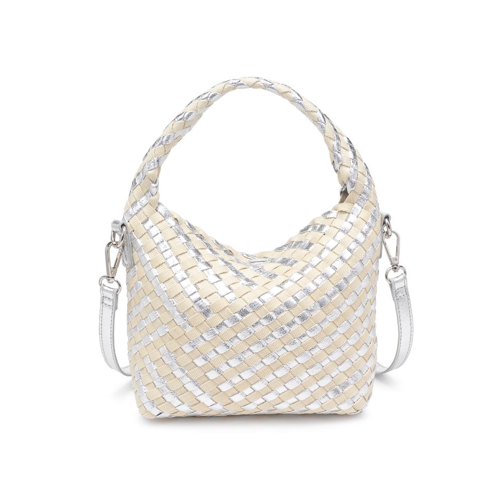 Product Image of Moda Luxe Jessamine Crossbody 842017136842 View 7 | Silver Ivory