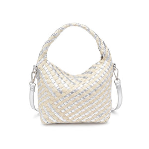 Product Image of Moda Luxe Jessamine Crossbody 842017136842 View 7 | Silver Ivory