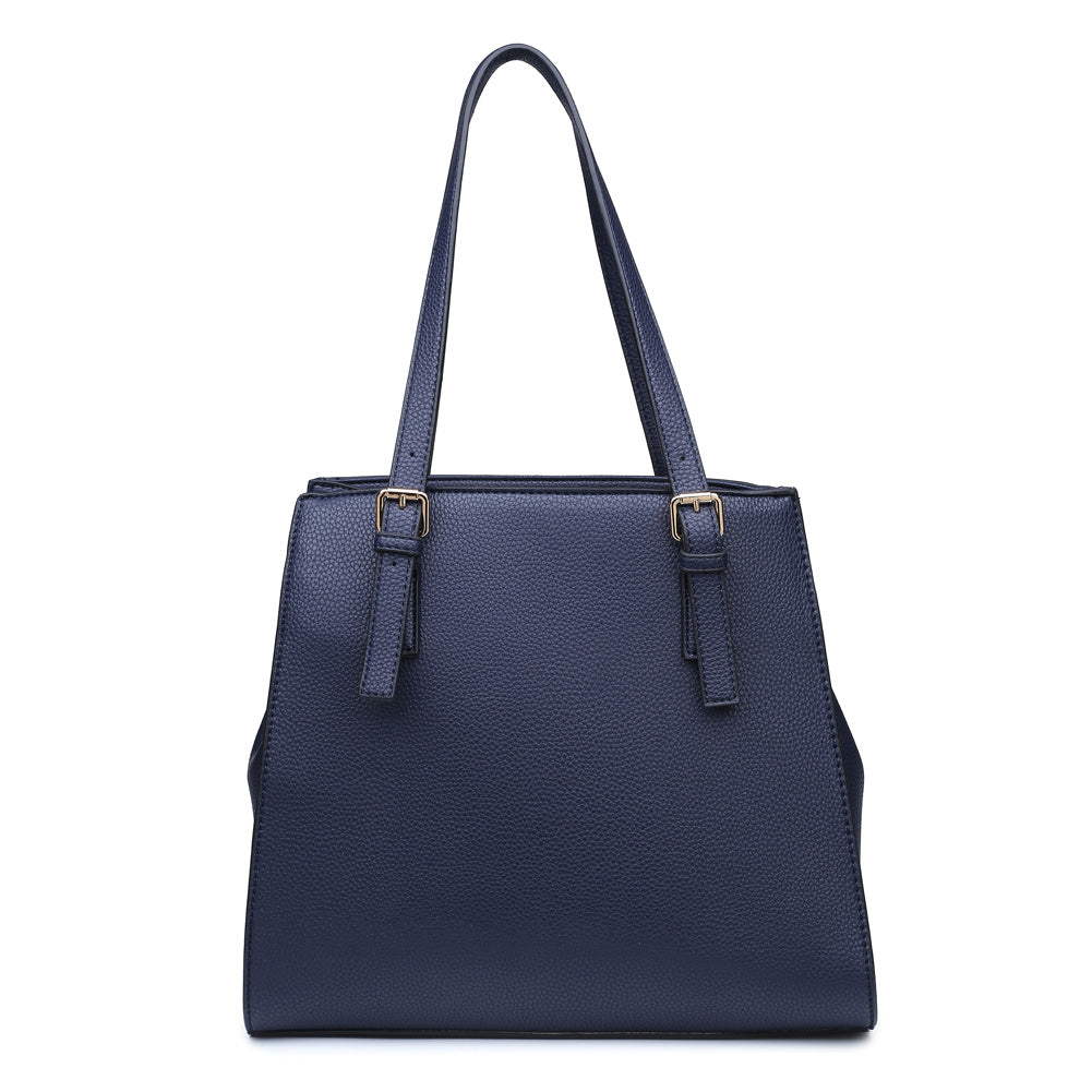 Product Image of Product Image of Moda Luxe Sara Tote 842017116554 View 3 | Navy