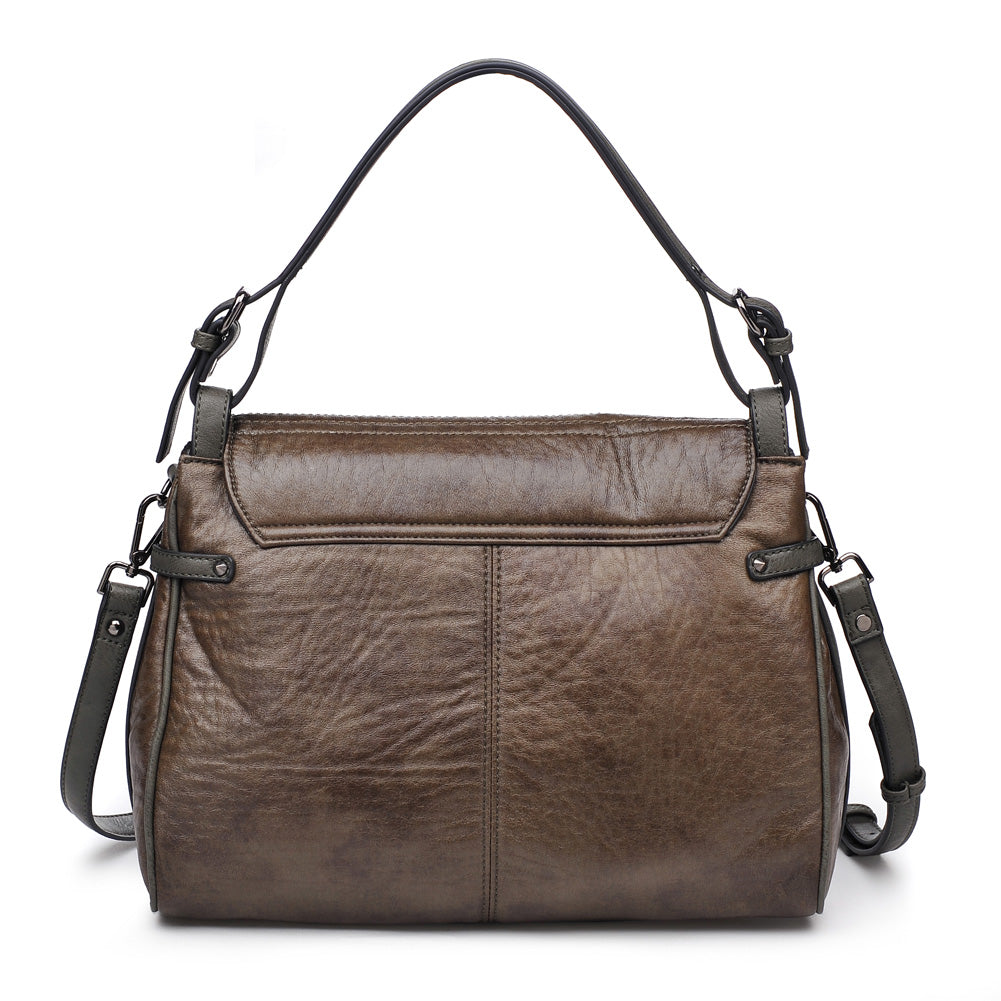 Product Image of Moda Luxe Lucy Messenger 842017117469 View 7 | Olive