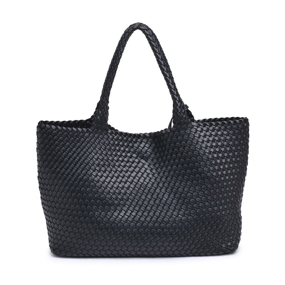 Product Image of Moda Luxe Solana Tote 842017132141 View 7 | Black