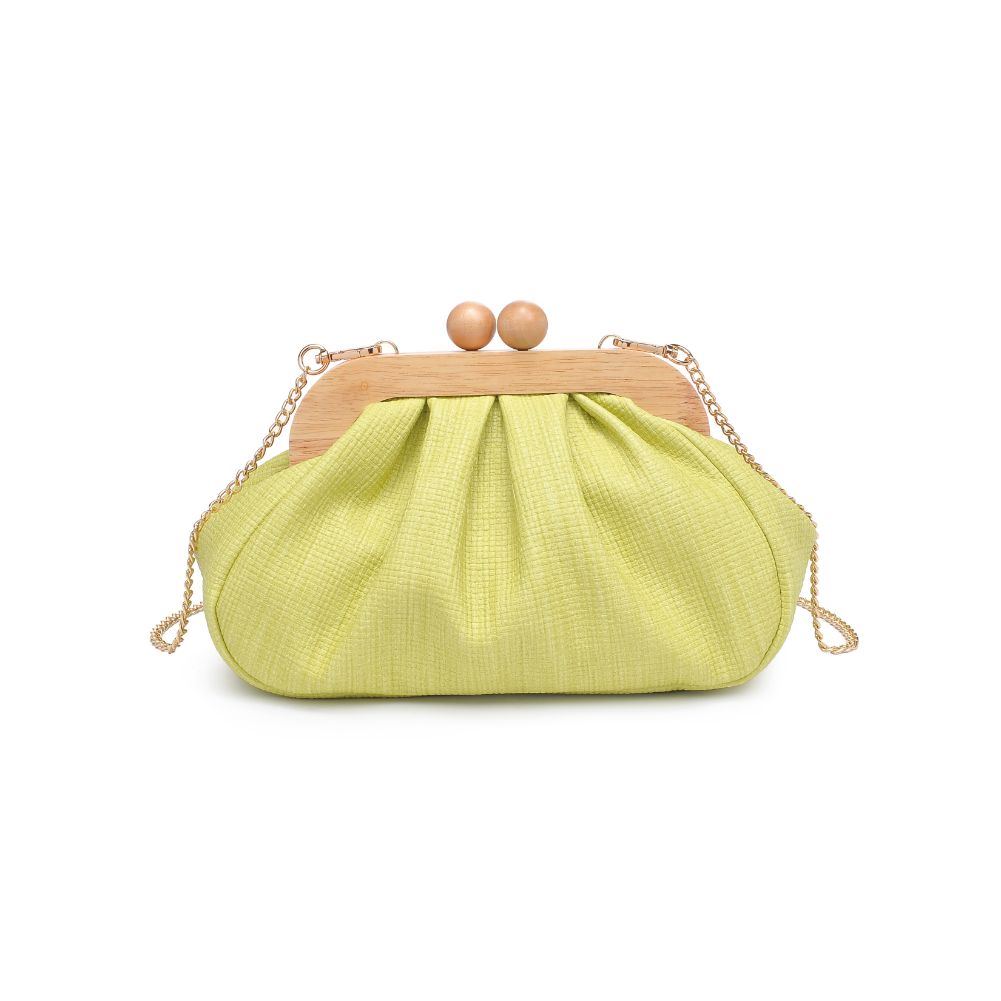 Product Image of Moda Luxe Enya Clutch 842017131250 View 5 | Lime