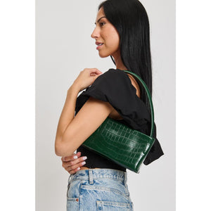 Woman wearing Hunter Green Moda Luxe Mandy Crossbody 842017133278 View 2 | Hunter Green