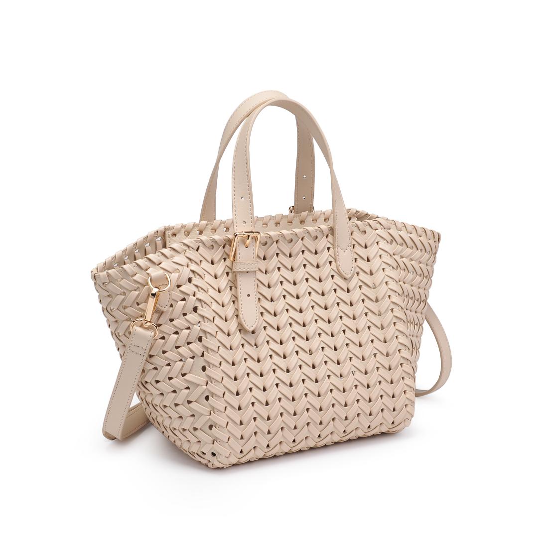 Product Image of Moda Luxe Estelle Tote 842017137757 View 6 | Oatmilk