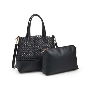 Product Image of Moda Luxe Monaco Tote 842017123958 View 6 | Black