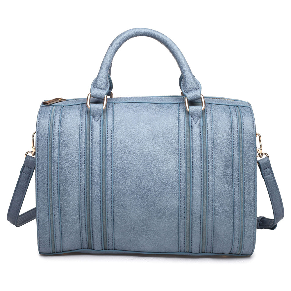 Moda Luxe Crossbody Vegan Leather Handbag Purse Cornflower Blue