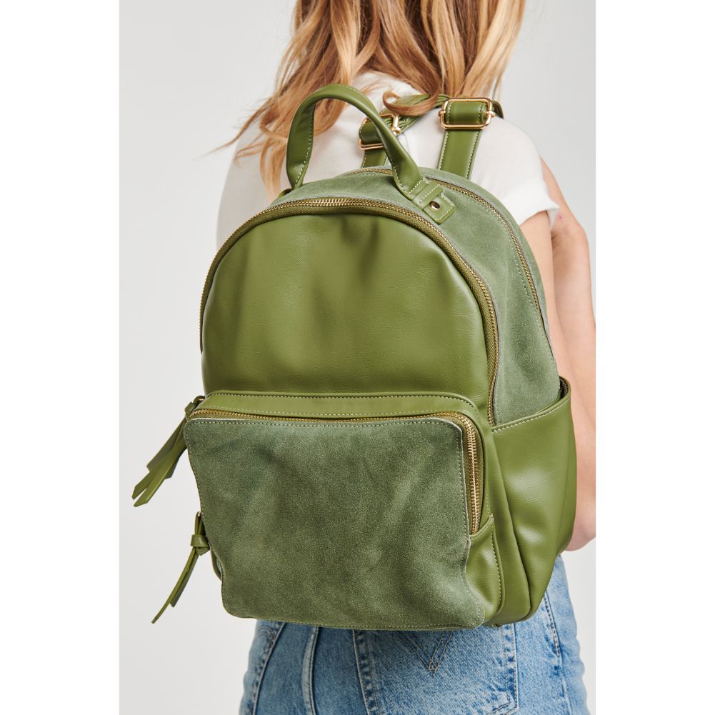 Moda Luxe Suede Backpacks