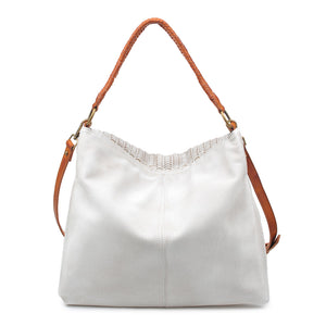 Moda Luxe Adriana Women : Handbags : Hobo 842017113720 | White